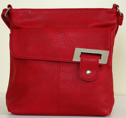 Trendy CROSSBODY červená kabelka taška přes rameno listonoška