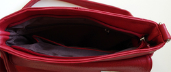 Trendy CROSSBODY červená kabelka taška přes rameno listonoška