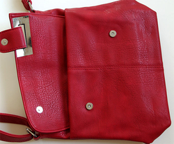 Trendy CROSSBODY červená kabelka taška přes rameno listonoška